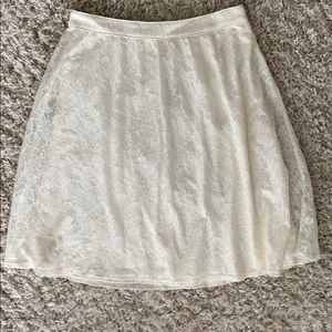 Abercrombie lace midi skirt